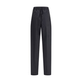 Max Mara Black Fleece Wool Casual Pants